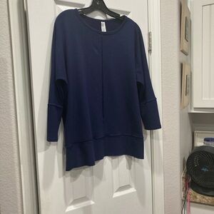 SPANX Women's Deep Blue Sweatshirt